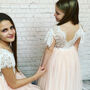 Anastasia In Blush ~ Party Or Flower Girl Dress, thumbnail 5 of 5