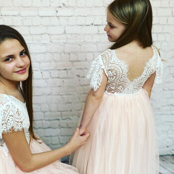 Anastasia In Blush ~ Party Or Flower Girl Dress, 5 of 5