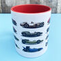 Formula One Grand Prix Racing Car History Mug, thumbnail 3 of 5