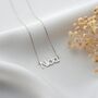 Sterling Silver Greek Name Necklace, thumbnail 8 of 9