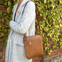 Women's Leather Shoulder Bag, Cross Body Bag, thumbnail 6 of 6