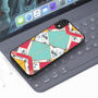 Green Pink Colour Pop Marble iPhone Case, thumbnail 2 of 2