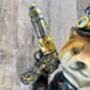 28cm Steampunk Fox Ornament Retro Style Home Décor Figurine Gift, thumbnail 5 of 8