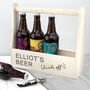 Personalised Hands Off Bottle Caddy, thumbnail 2 of 5