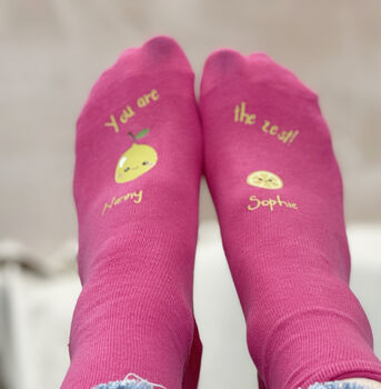 You Are The Zest Personalised Mother's Day Gift Socks, 2 of 7