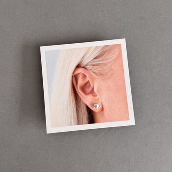 She Believed Sterling Silver Elephant Earrings, 8 of 12