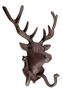 Huge Cast Iron Stag Head Coat Hook Wall Mounted 27cm, thumbnail 1 of 3