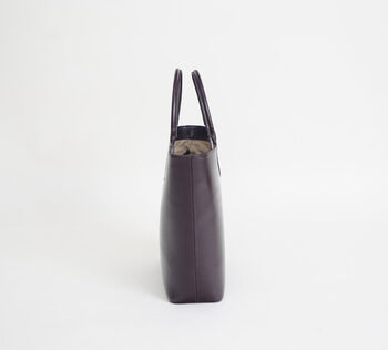 Genuine Leather Tote, 4 of 10