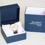 Men`s Architect Watch With Own Handwriting Engraving, thumbnail 6 of 6