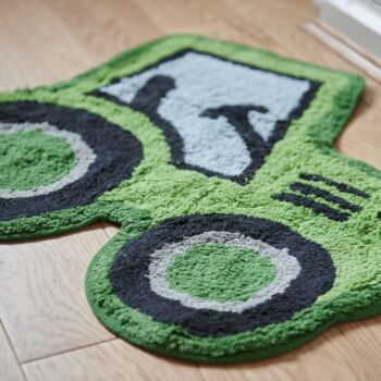 Tractor Rug For A Nursery, 2 of 3