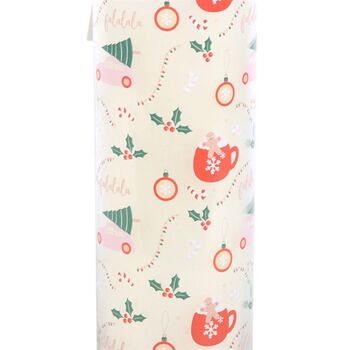 Sugarplum Christmas Print Tube Candle, 3 of 3