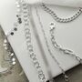 Sterling Silver Sequin Necklace, thumbnail 7 of 8