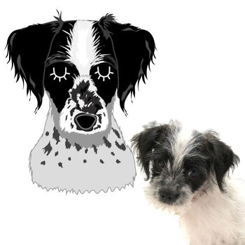 Personalised Pet Portrait Dog Decoration, 8 of 12