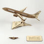 Boeing 737 800 Model Plane Personalised Wooden Kit, thumbnail 4 of 11