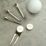 Personalised Silver Plated Golf Tee Gift Set, thumbnail 2 of 4