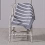 Personalised Striped Grey Baby Blanket, thumbnail 1 of 6