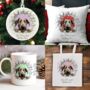Personalised Christmas Irish Wolfhound Break Through, thumbnail 1 of 10