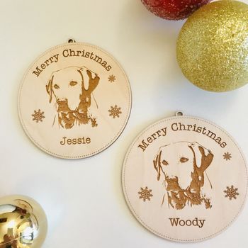 Personalised Dog Christmas Decoration, 3 of 4