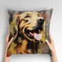 Retriever Radiance Hand Made Poly Linen Cushions, thumbnail 2 of 7