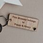 Personalised 'This Mummy Belongs To…' Wooden Keyring, thumbnail 1 of 3