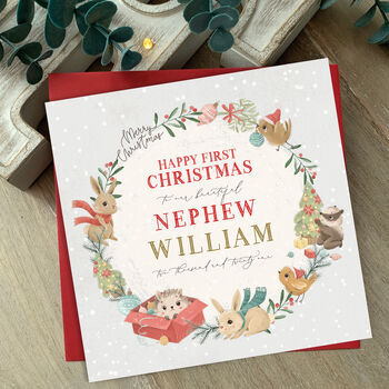First Christmas|Happy Christmas Card |Mummy/Daddy Xf, 11 of 12
