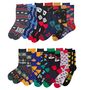 12 Day Christmas Advent Calendar Novelty Fun Bamboo Socks Mens, thumbnail 2 of 3