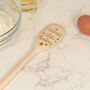 Personalised Star Baker Wooden Cake Baking Spoon, thumbnail 2 of 2