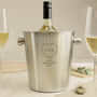 Personalised Botanical Heart Stainless Steel Ice Bucket, thumbnail 4 of 5
