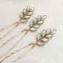 Large Opal Crystal Hair Pins, thumbnail 6 of 6