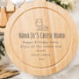 Personalised Nana Cheese Chopping Board Gift Set, thumbnail 1 of 1
