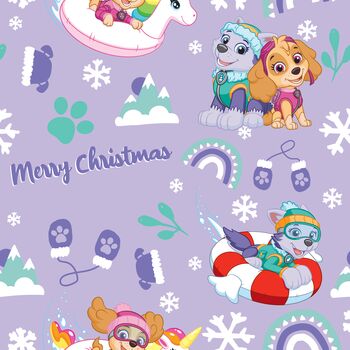 'Paw Patrol' Christmas Wrapping Paper For Girls, 2 of 2