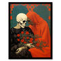 Til Death Do Us Part And Beyond Gothic Wall Art Print, thumbnail 5 of 6