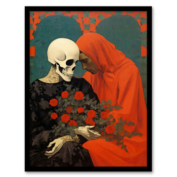Til Death Do Us Part And Beyond Gothic Wall Art Print, 5 of 6