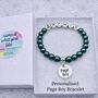 Page Boy Gift Personalised Bracelet For Page Boy, thumbnail 1 of 12