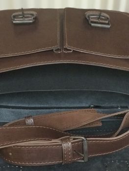 Brown Leather Satchel, 4 of 7
