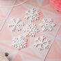 Snowflake Cake Charm Six Pack, thumbnail 2 of 4