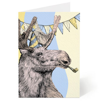 Moose Celebration Card, 3 of 7