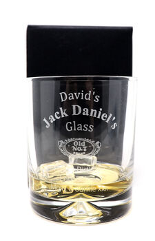 Personalised Jack Daniel's Design Tumbler Glass, 2 of 2