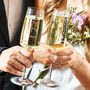 Personalised Just Married Champagne Flute Set, thumbnail 3 of 3