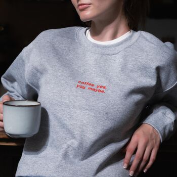 Custom Embroidered Unisex Sweatshirt, 7 of 9