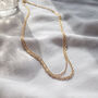 14k Gold Fill Layered Chain Necklace, thumbnail 1 of 4
