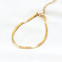 Gold Plated Snake Chain Bracelet Waterproof, thumbnail 2 of 4
