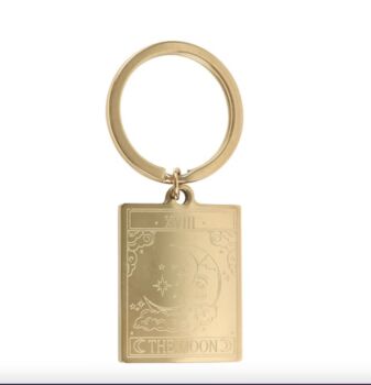 The Moon Tarot Card Key Ring, 3 of 3
