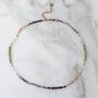Chakra Energy Balance Gemstone And Gold Bead Necklace, thumbnail 6 of 10