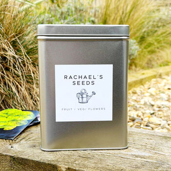 Personalised Garden Seed Storage Tin, 3 of 12