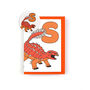 A To Z Letter Alphabet Dinosaurs Cards Plus Badge, thumbnail 8 of 9