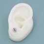 Otter Head Stud Earrings In Sterling Silver, thumbnail 6 of 12
