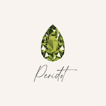 August Birthstone Peridot Sterling Silver Huggie Hoop Earrings, 7 of 11