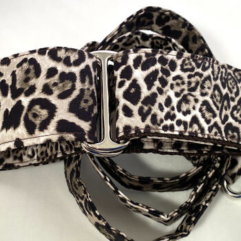 Martingale Collar In Leopard Print Design, 4 of 8