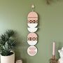 Boho Wood Wall Decor Geometric Wood Wall Art Neutral Home Decor, thumbnail 3 of 8